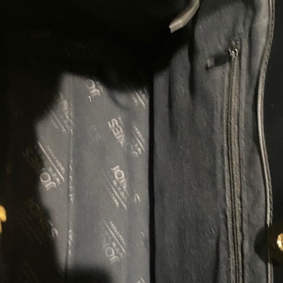 Jones New York Black and Gray Monogram Tote - Picture 7 of 7